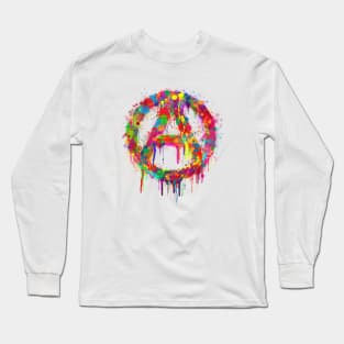 Anarchy Splat Long Sleeve T-Shirt